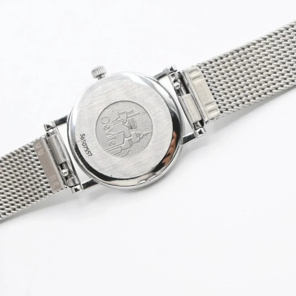 OMEGA De Ville Watch Quartz Ladies 23mm Stainless Steel Silver